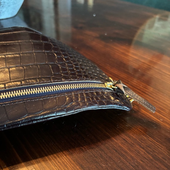 Clare V Brown Croc Grande Fanny - Picture 8 of 16